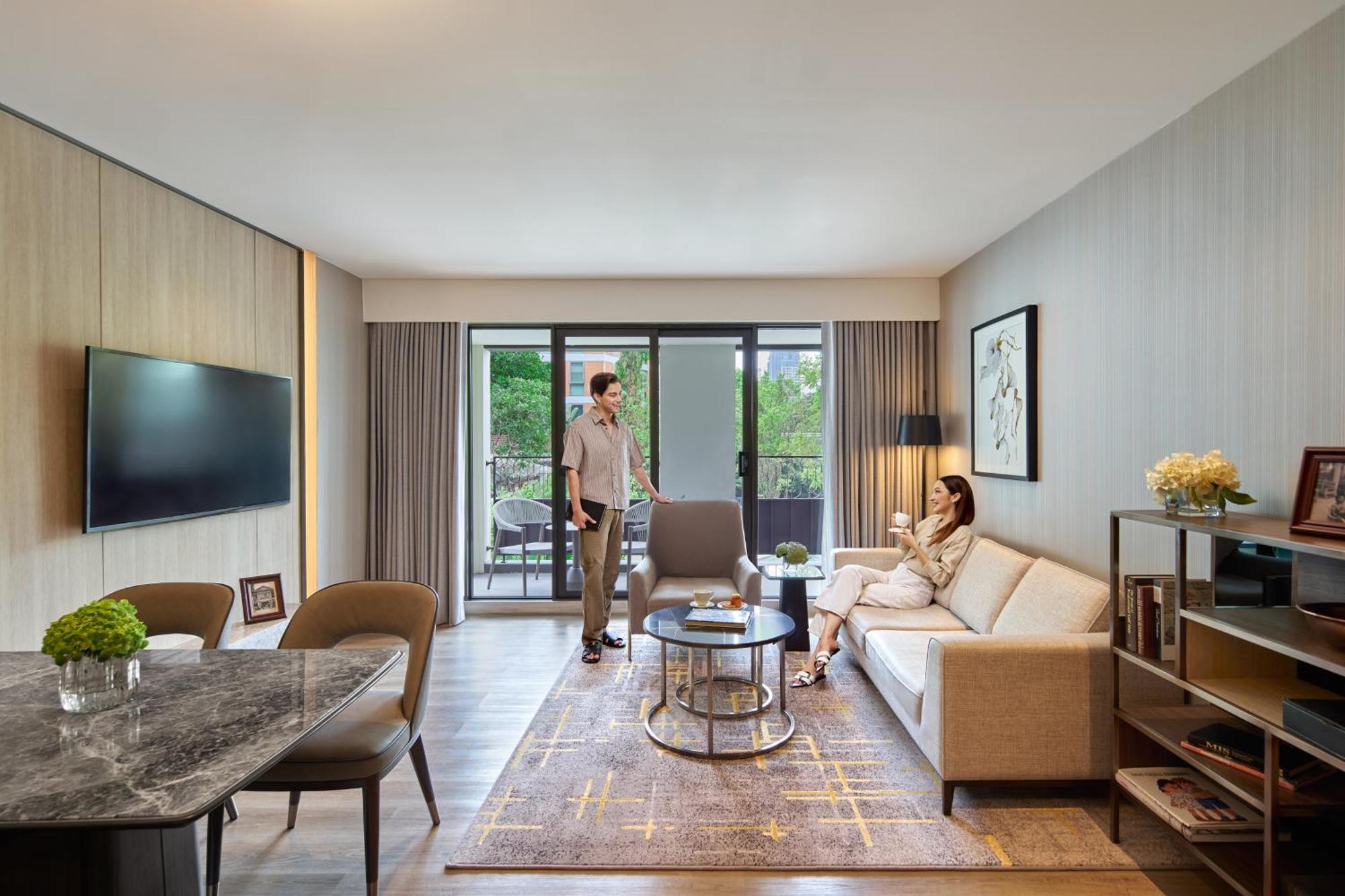 Marriott Executive Apartments, Bangkok Townhall Sukhumvit Bagian luar foto