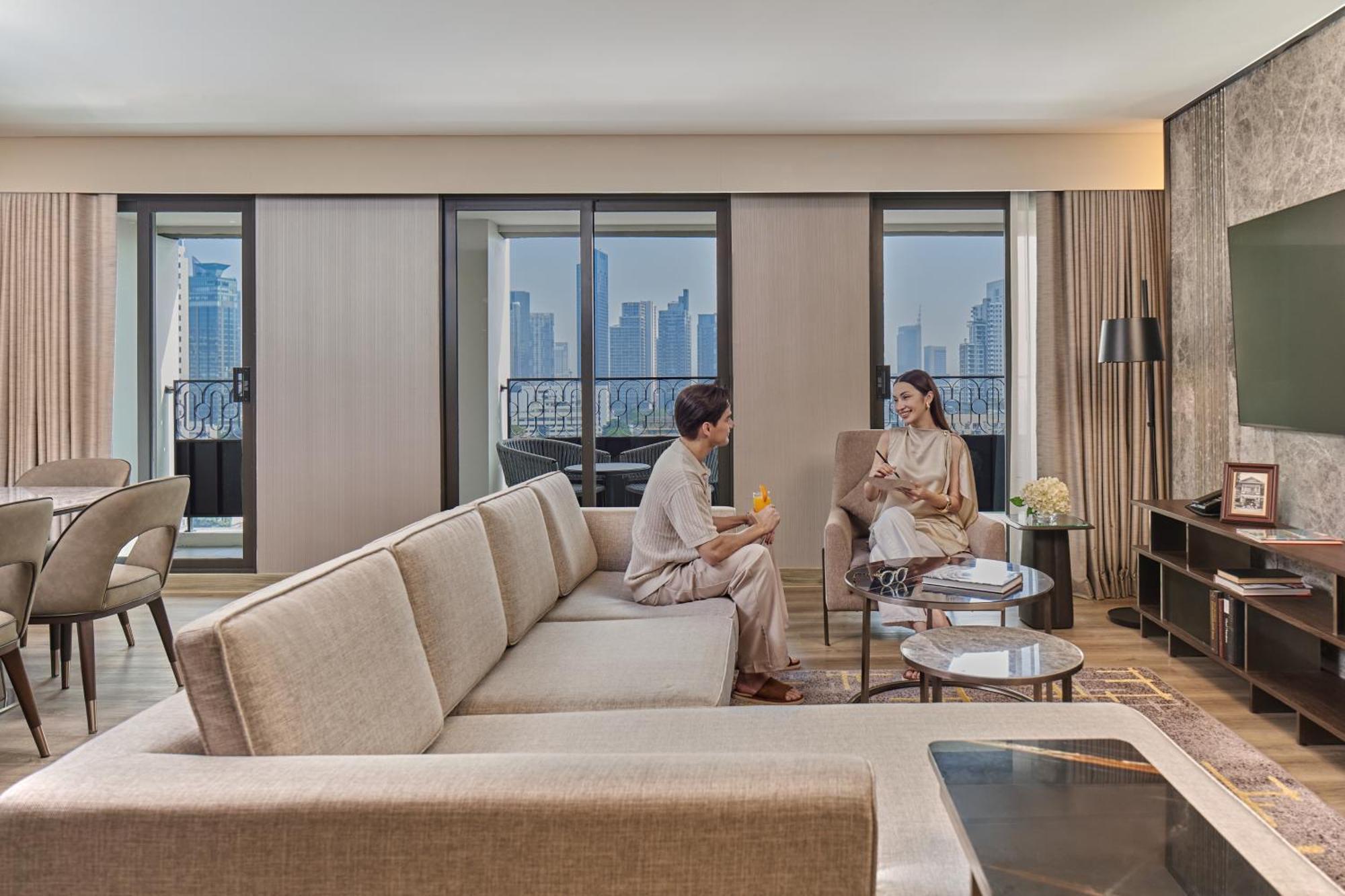 Marriott Executive Apartments, Bangkok Townhall Sukhumvit Bagian luar foto