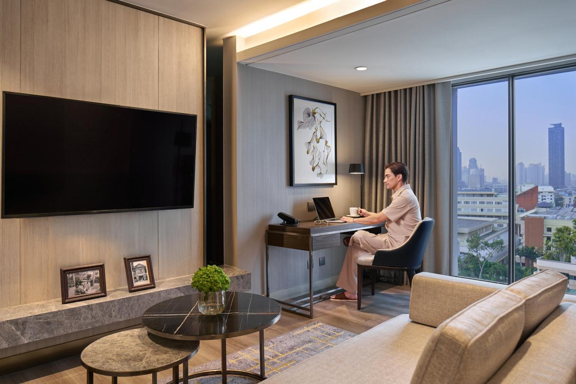 Marriott Executive Apartments, Bangkok Townhall Sukhumvit Bagian luar foto